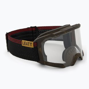 Очила за колоездене Leatt Velocity 4.0 MTB X-Flow дървени/прозрачни