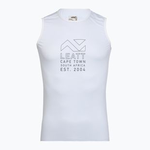Мъжка тениска за колоездене Leatt Sleeveless Base white