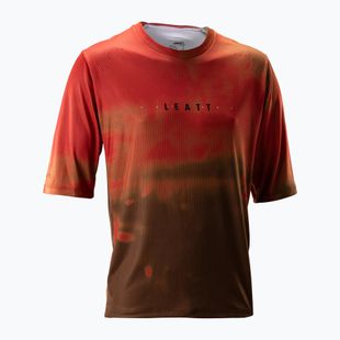 Мъжка тениска за колоездене Leatt MTB Gravity 4.0 dusty red