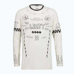 Мъжка блуза с дълъг ръкав за колоездене Leatt MTB Gravity 3.0 cream white