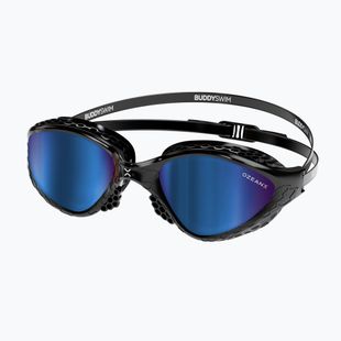 Огледални очила за плуване BuddySwim OzeanX Mirror black / blue