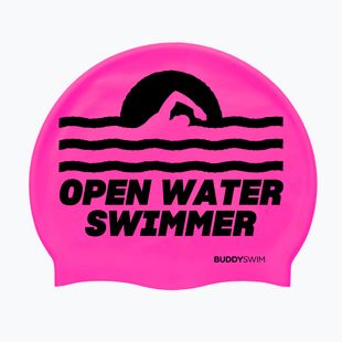 BuddySwim OWS Силиконова розова шапка за плуване