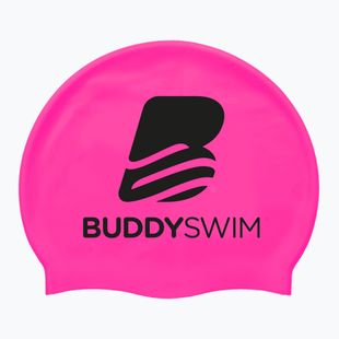Плувна шапка BuddySwim BLogo Silicone pink