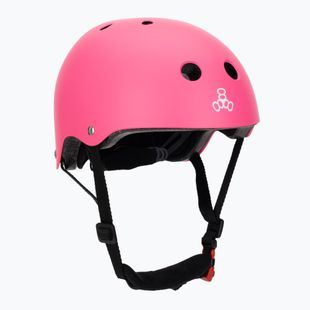 Детска каска Triple Eight Youth Lil 8 Staab neon pink