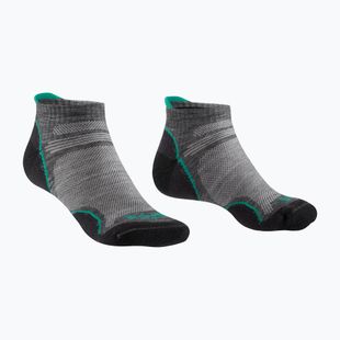Дамски туристически чорапи Bridgedale Hike Ultralight Merino Performance Low mid grey/surf
