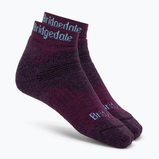 Дамски туристически чорапи Bridgedale Hike Midweight Performance Ankle dark purple