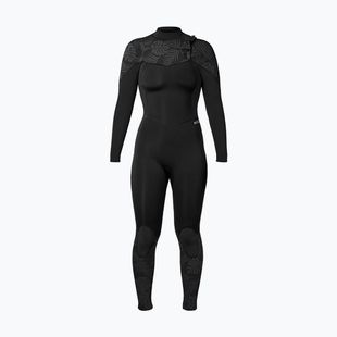 Дамски неопренов костюм за плуване Xcel Comp 4/3 mm Full black/black palm/monstera print