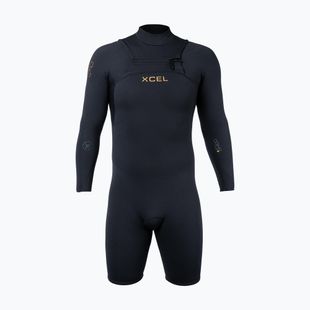Мъжки неопреннов костюм за плуване Xcel Comp+ Spring 2/1,5 mm LS black