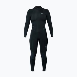 Дамски неопренов костюм за плуване Xcel Axis Back Zip 3/2 mm Full black/palm/monstera print