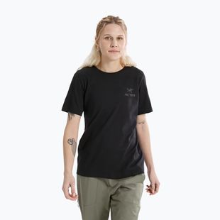 Arcteryx дамска тениска Kragg Sl Cotton Emblem Crew черна
