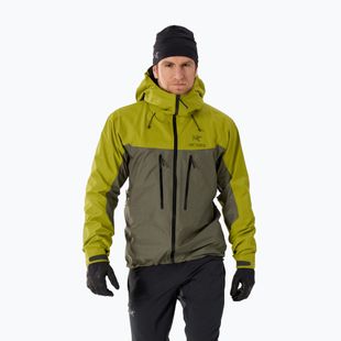Мъжко яке за дъжд Arcteryx Alpha olive moss/tatsu