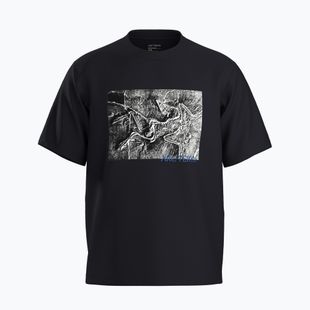 Мъжка тениска Arc'teryx Kragg Cotton Lithographica black