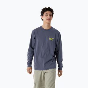 Мъжка блуза с дълъг ръкав Arcteryx Kragg SL Cotton Bird Tile dark stratus/euphoria
