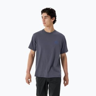 Мъжка тениска Arcteryx Kragg Sl Cotton Bird Word dk stratus/fluidity