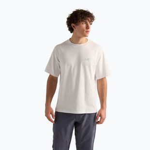 Мъжка тениска Arcteryx Kragg Cotton Emblem Crew SS white light