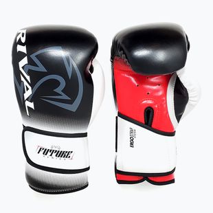 Боксови ръкавици Rival RS-FTR Future Sparring черни/бели/червени