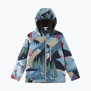 Детско софтшел яке Reima Vantti blue ocean