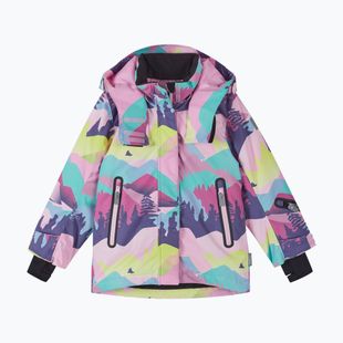 Детско скиорско яке Reima Kiiruna grey pink