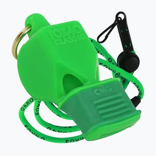 Свирка с шнур Fox 40 Classic CMG Safety green 9603