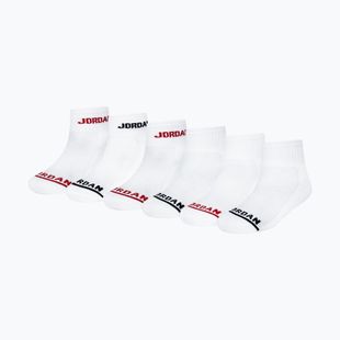 Skarpetki dziecięce Nike Jordan Legend Ankle Quarter 6 pack white