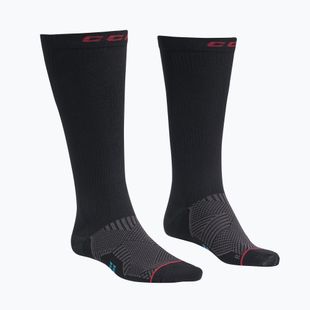 Чорапи за хокей CCM Compression Knee black/red