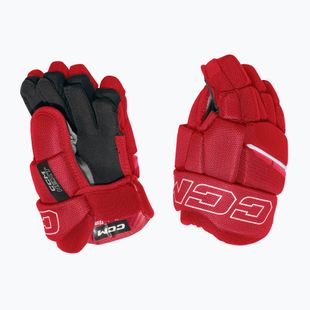 Детски хокейни ръкавици CCM Next JR Gloves red/white