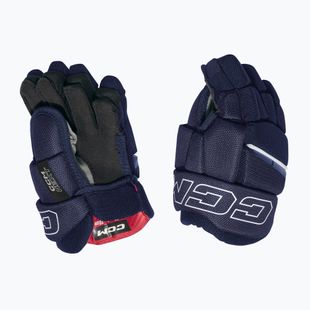 Детски хокейни ръкавици CCM Next JR Gloves navy/white