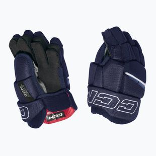 Детски хокейни ръкавици CCM Next YT Gloves navy/white