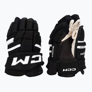 Детски хокейни ръкавици CCM Tacks XR80 JR Gloves black/white