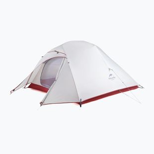 Палатка за трекинг 3 - местна Naturehike Updated Cloud Up 3 light grey/red