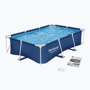 Сглобяем басейн Bestway Steel Pro Pool 259 cm син
