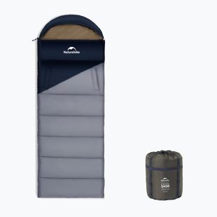 Спален чувал Naturehike U450 Sunny Day Left navy blue/ligth blue