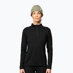 Дамски термоактивен суитшърт Devold Breeze Merino 150 Zip Neck black