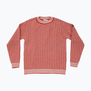 Пуловер Devold Islender Refined marsala/offwhite