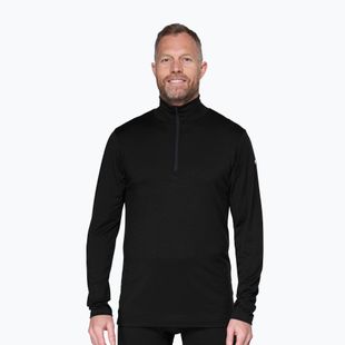 Мъжки термоактивен суитшърт Devold Breeze Plus Merino 200 Zip Neck black