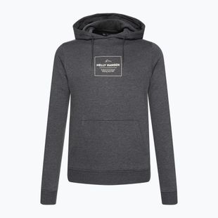 Мъжки потник за трекинг Helly Hansen F2F Organic Cotton Hoodie ebony melange