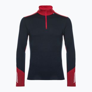 Мъжка термоактивна блуза Helly Hansen Lifa Merino Midweight 1/2 Zip navy