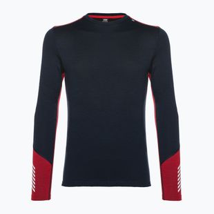 Мъжка термоактивна блуза Helly Hansen Lifa Merino Midweight Crew navy/598