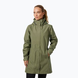 Дамско дълго яке за дъжд Helly Hansen Aden mackintosh lav green