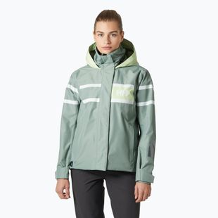 Дамско яке за ветроходство Helly Hansen Salt Inshore eucalyptus