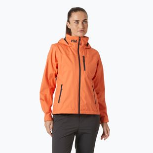 Дамско яке за ветроходство Helly Hansen Crew Hooded 2.0 bonfire