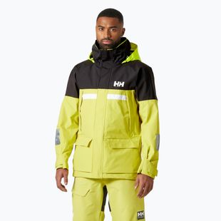 Мъжко яке за ветроходство Helly Hansen Pier 4.0 cyber lime