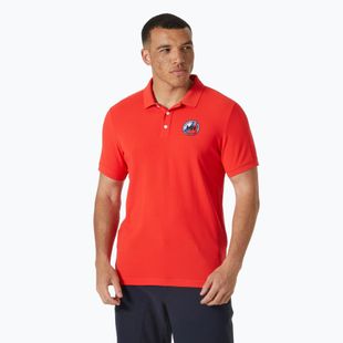 Мъжка поло тениска Helly Hansen Hp Race Polo 2.0 alert red