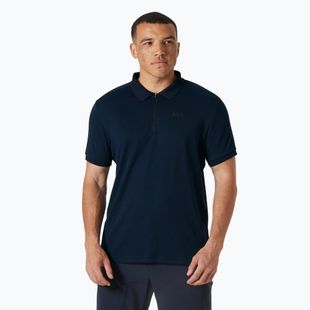 Мъжка поло тениска Helly Hansen Hp 1/2 Zip Polo navy