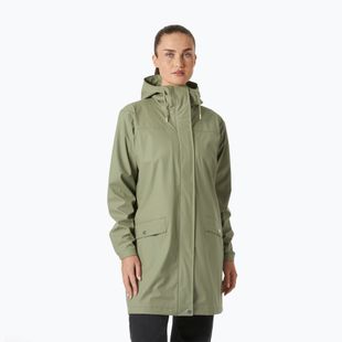 Дамско дълго яке за дъжд Helly Hansen Moss Rain Coat lav green