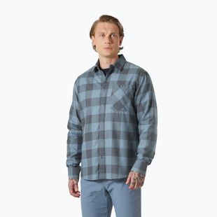 Мъжка риза Helly Hansen Aker Flannel LS jungle green buffalo plaid