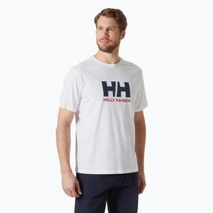 Мъжка тениска Helly Hansen 3.0 с лого в бяло