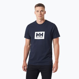Мъжка тениска Helly Hansen Box T 2.0 в тъмносиньо