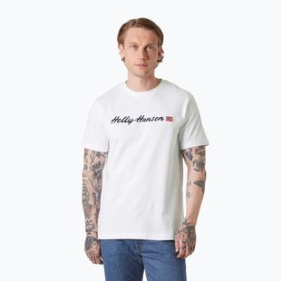 Мъжка тениска Helly Hansen Core Graphic T 2.0 white