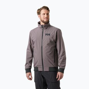 Мъжко яке Helly Hansen HP Racing Lifaloft Bomber за ветроходство sparrow grey